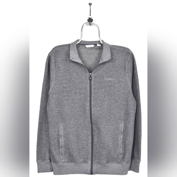 NEW Calvin Klein Charcoal Zip-Up Jacket, Size XL - Picture 1 of 5